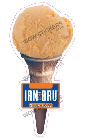 Irn Bru Scoop Ice Cream Cone