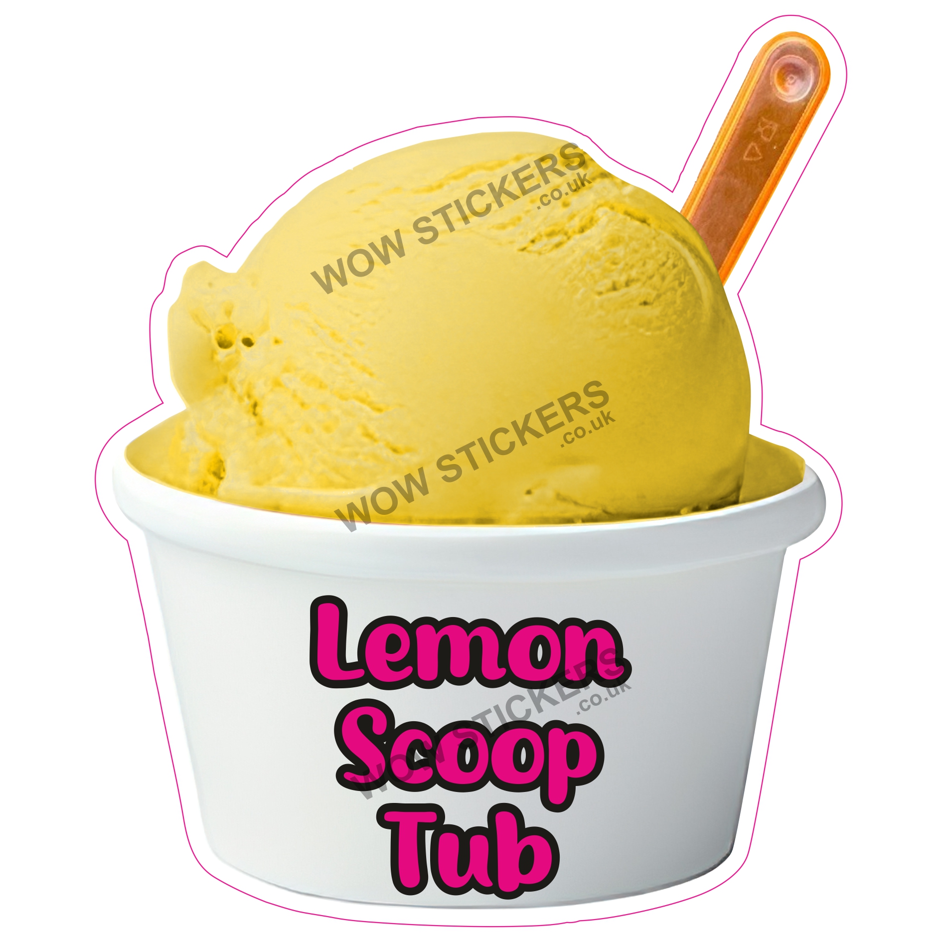 Lemon Scoop Ice Cream Tub