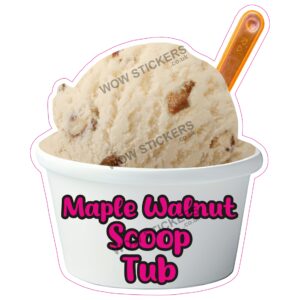 Maple Walnut Scoop Ice Cream Tub