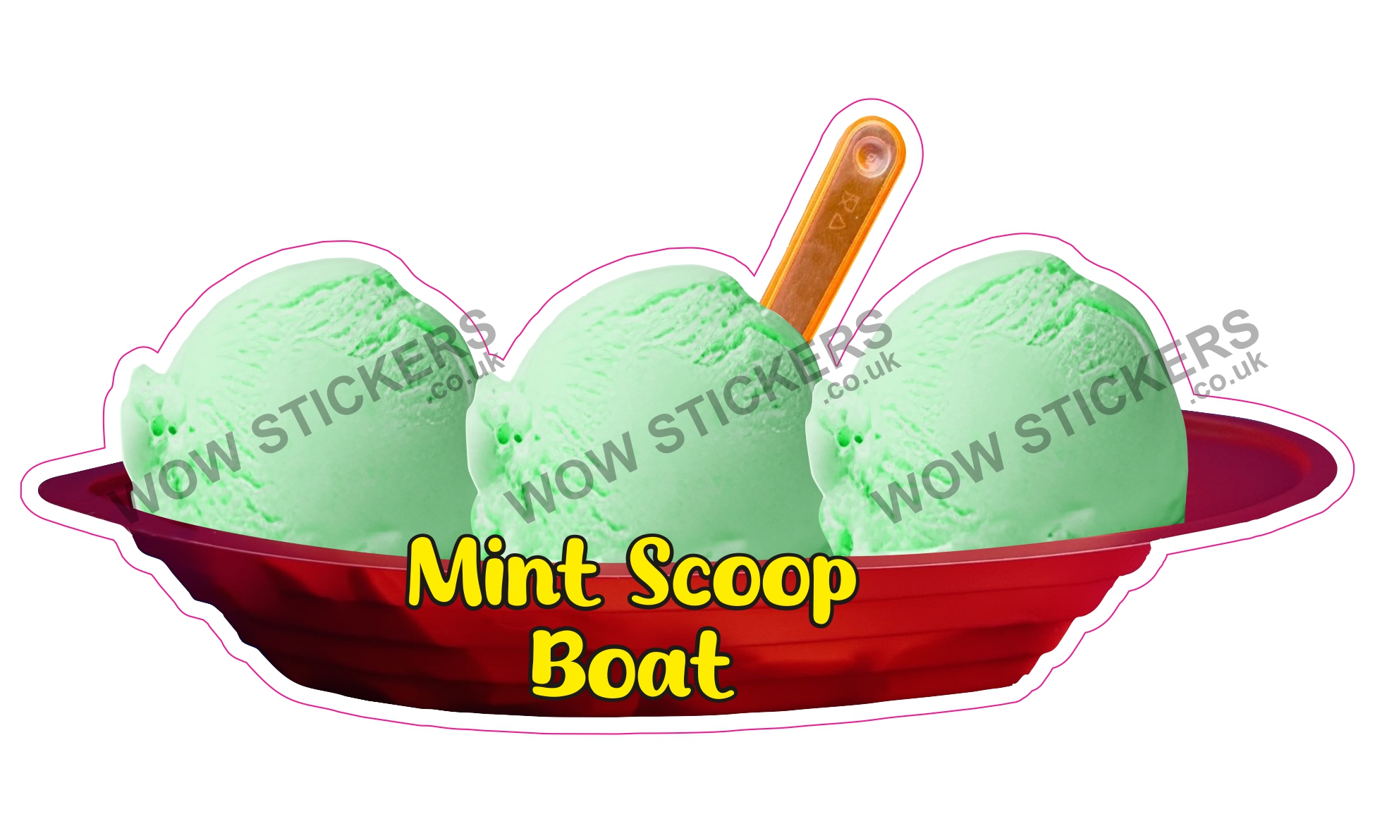 Mint Scoop Ice Cream Boat