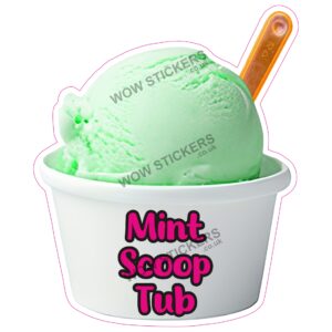 Mint Scoop Ice Cream Tub