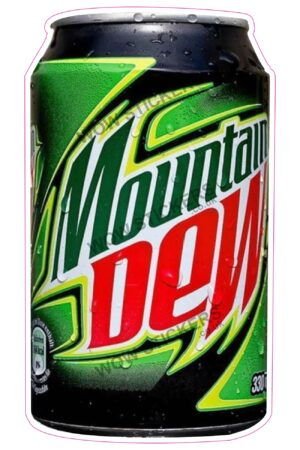 Mountain Dew Soft Drink Can
