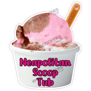 Neapolitan Scoop Ice Cream Tub