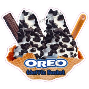 Oreo Flake Waffle Basket
