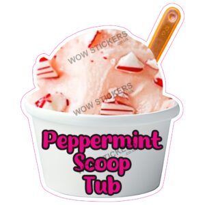 Peppermint Scoop Ice Cream Tub