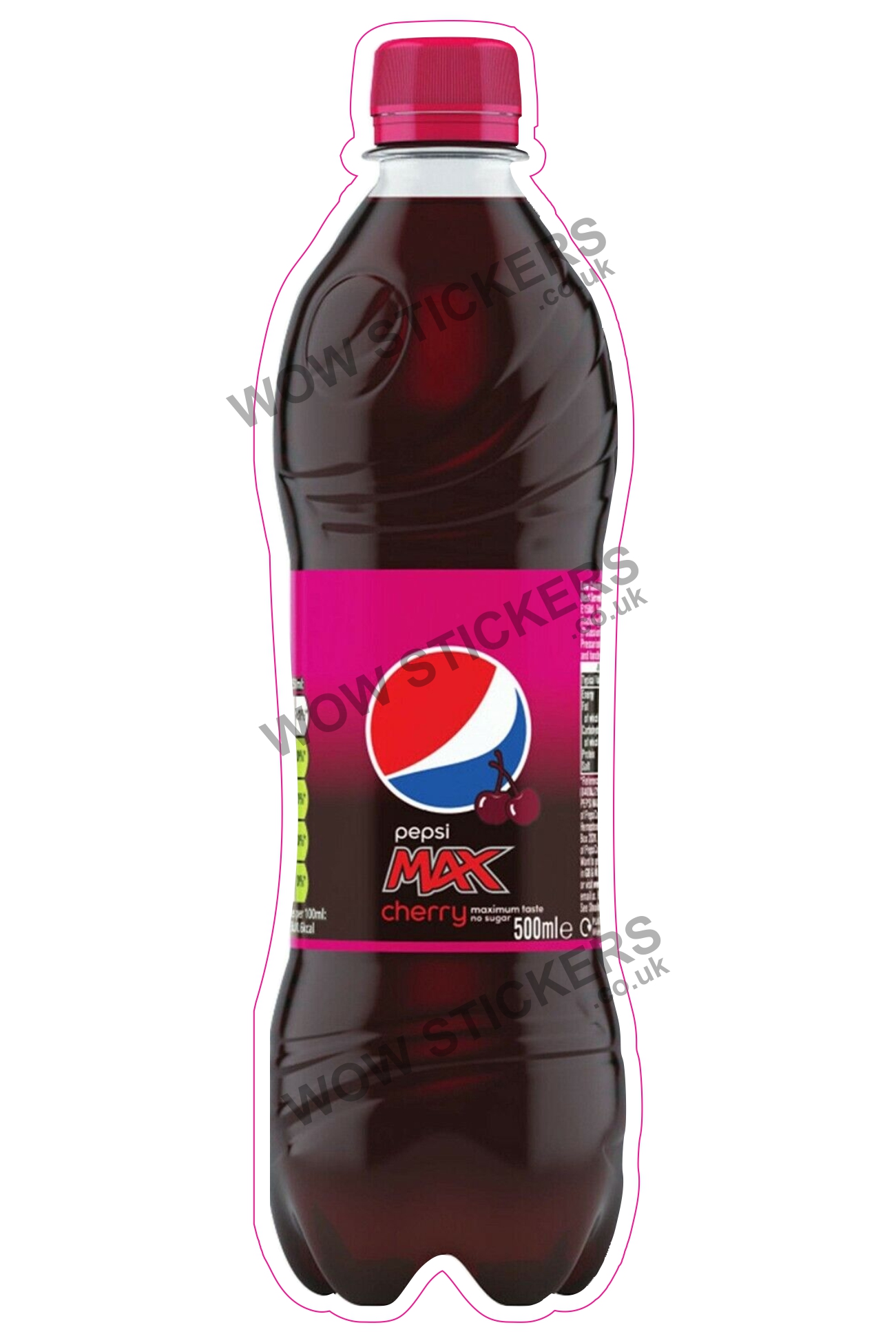 Pepsi Max Cherry Soft Drink Bottle