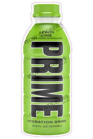 Prime Lemon & Lime Soft Drink Bottle
