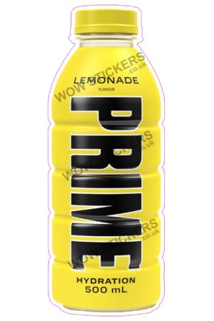 Prime Lemonade Soft Drink Bottle