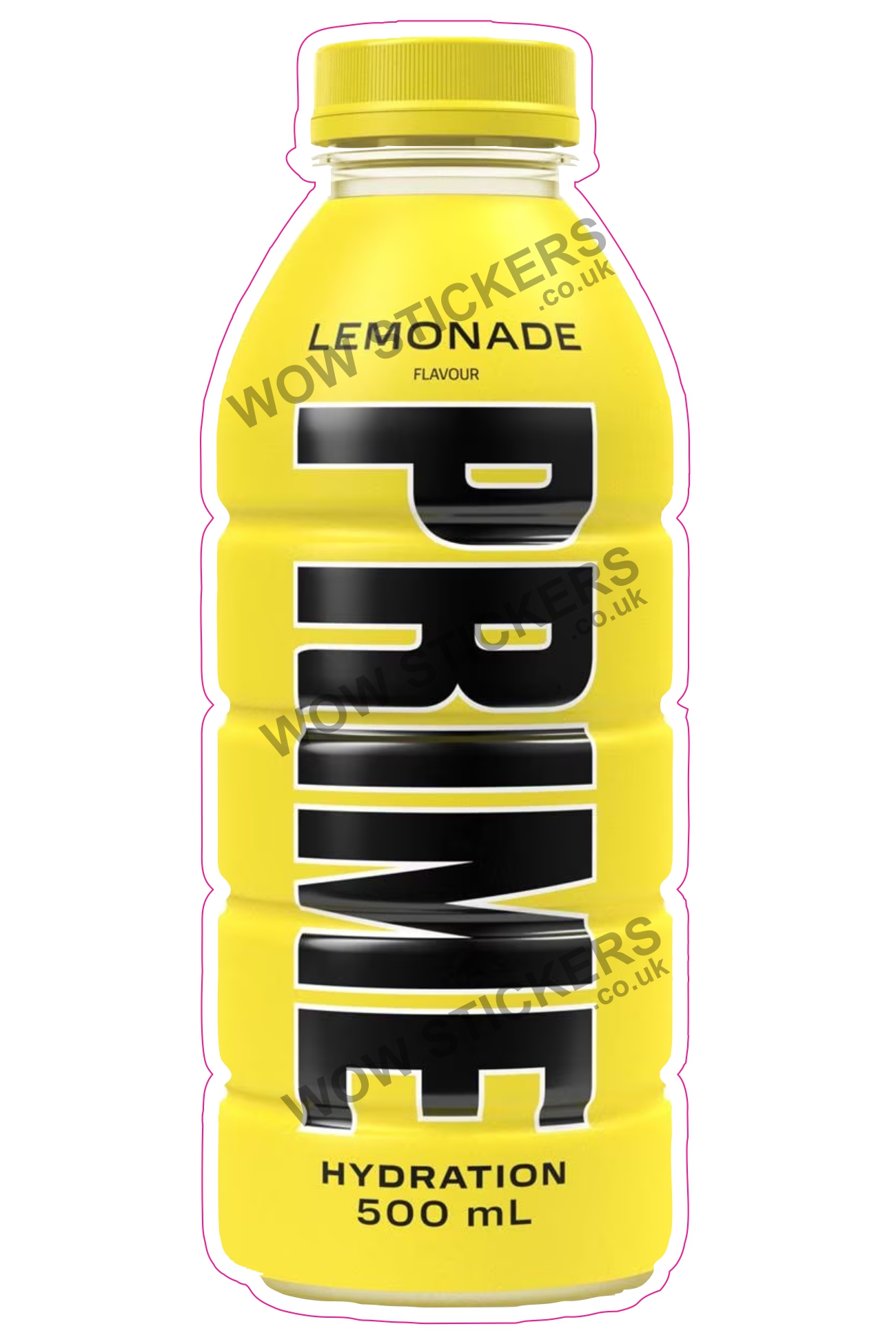 Prime Lemonade Soft Drink Bottle