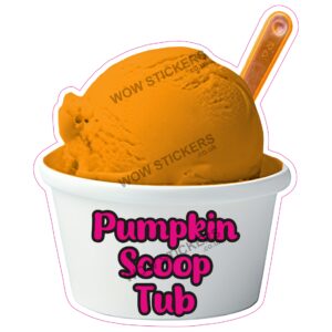 Pumpkin Scoop Ice Cream Tub