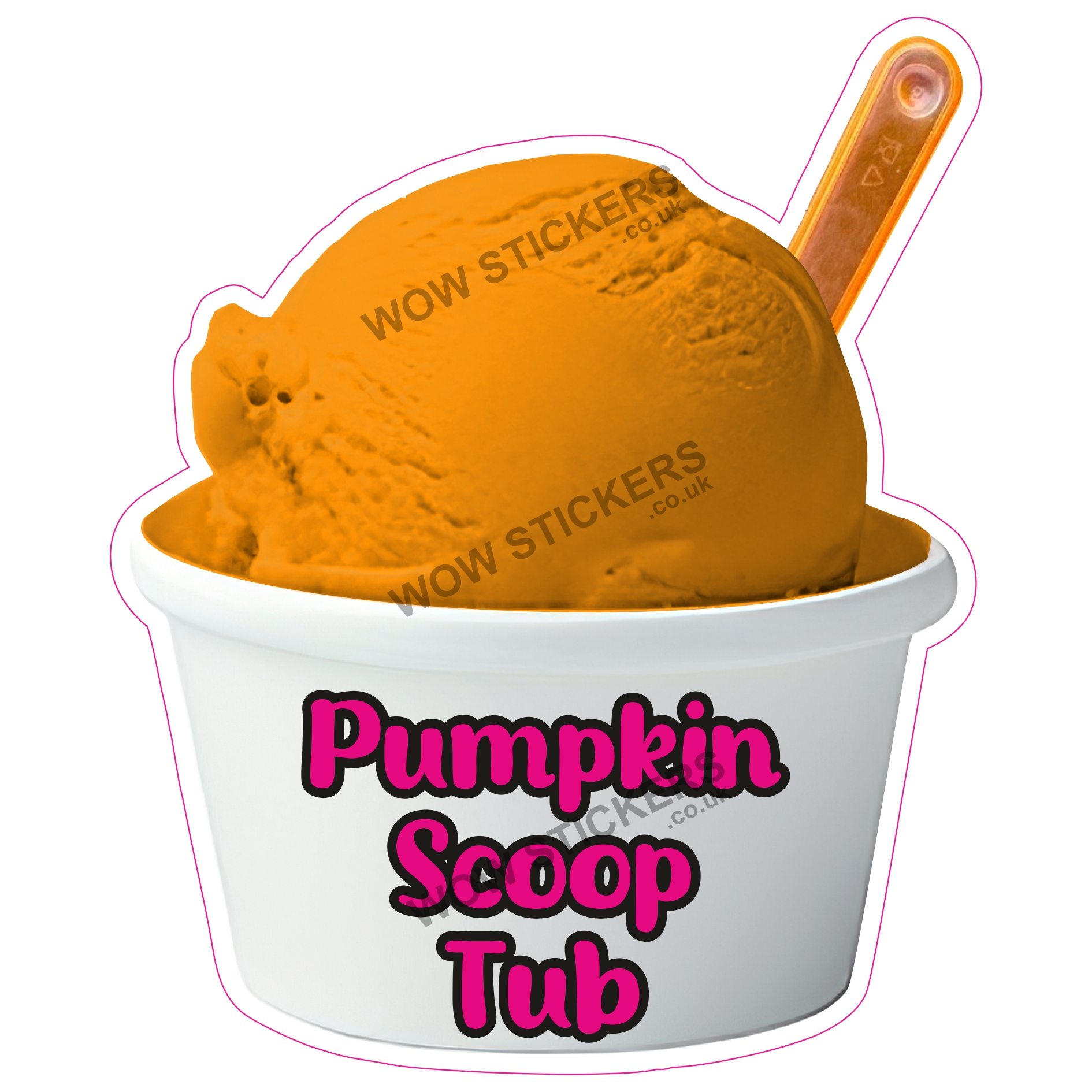 Pumpkin Scoop Ice Cream Tub