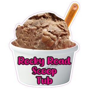 Rocky Road Scoop Ice Cream Tub