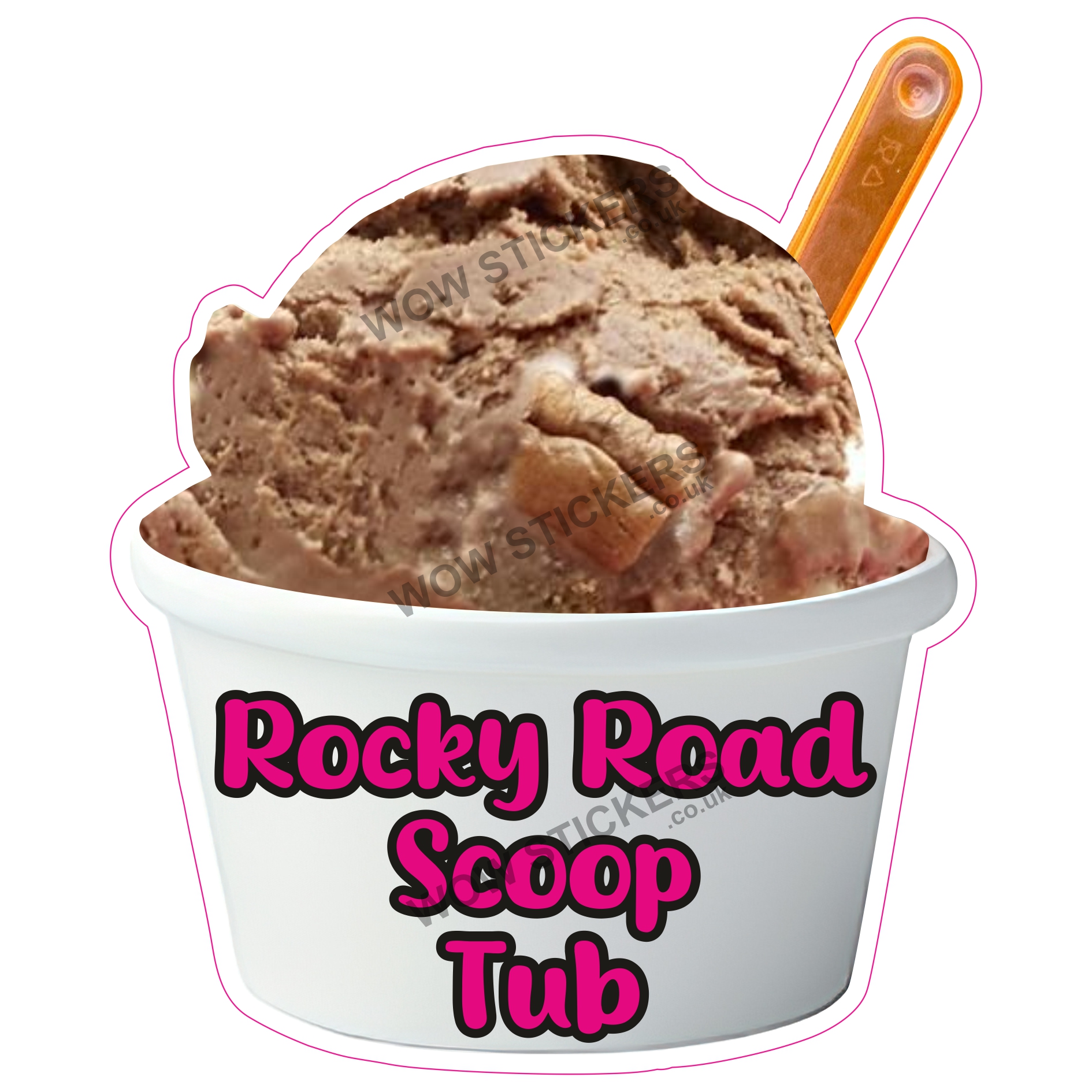 Rocky Road Scoop Ice Cream Tub