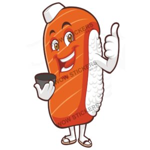 Salmon Sushi Mascot
