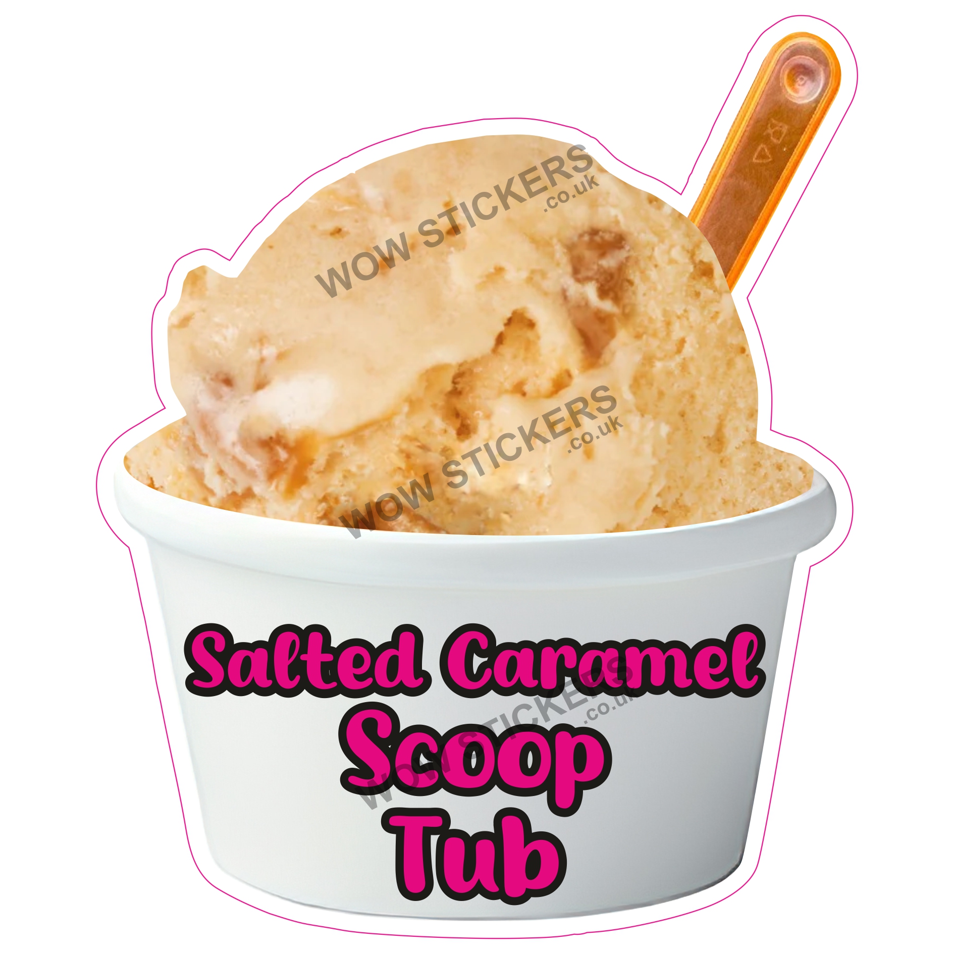 Salted Caramel Scoop Ice Cream Tub