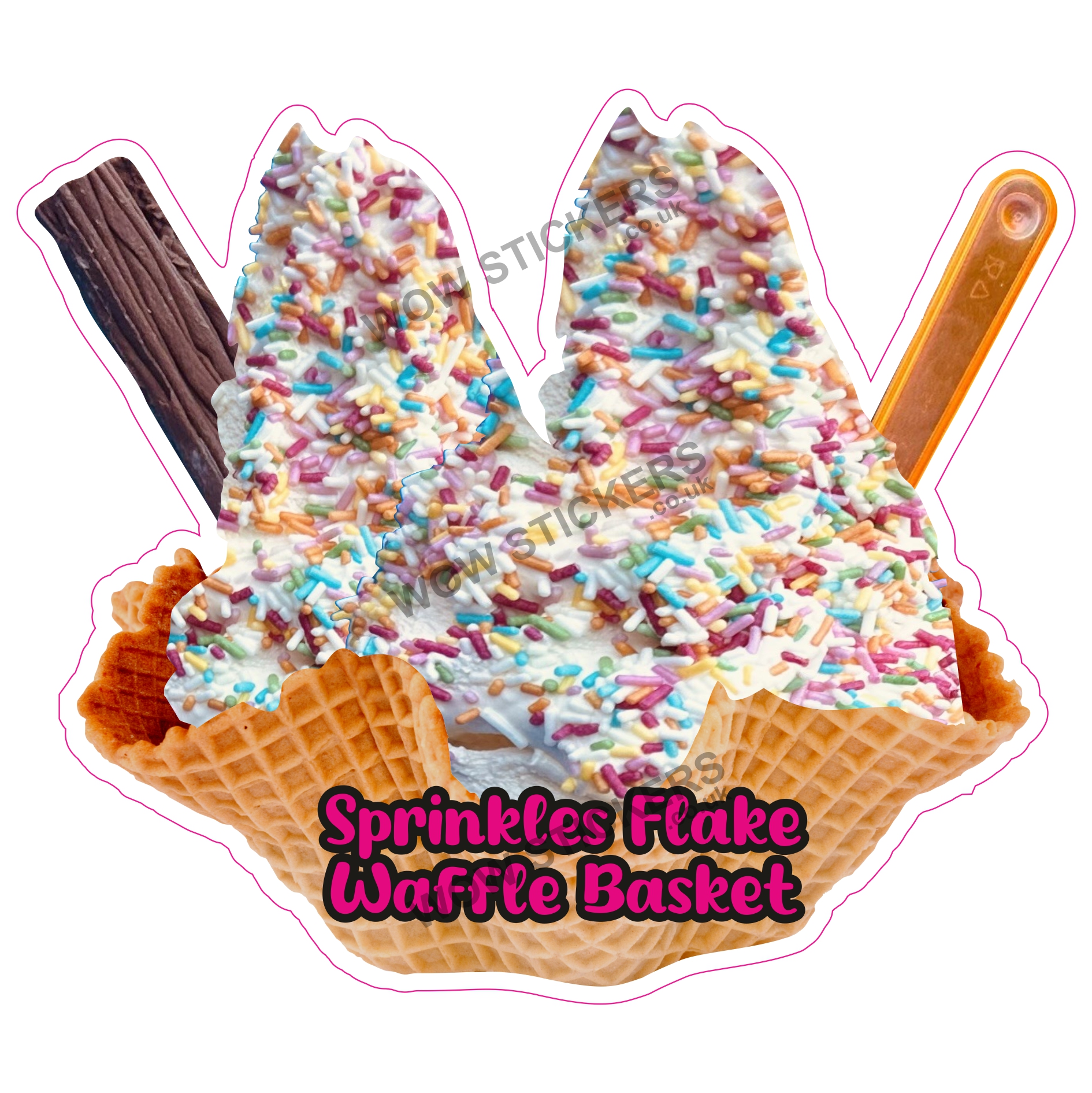 Sprinkles Flake Waffle Basket