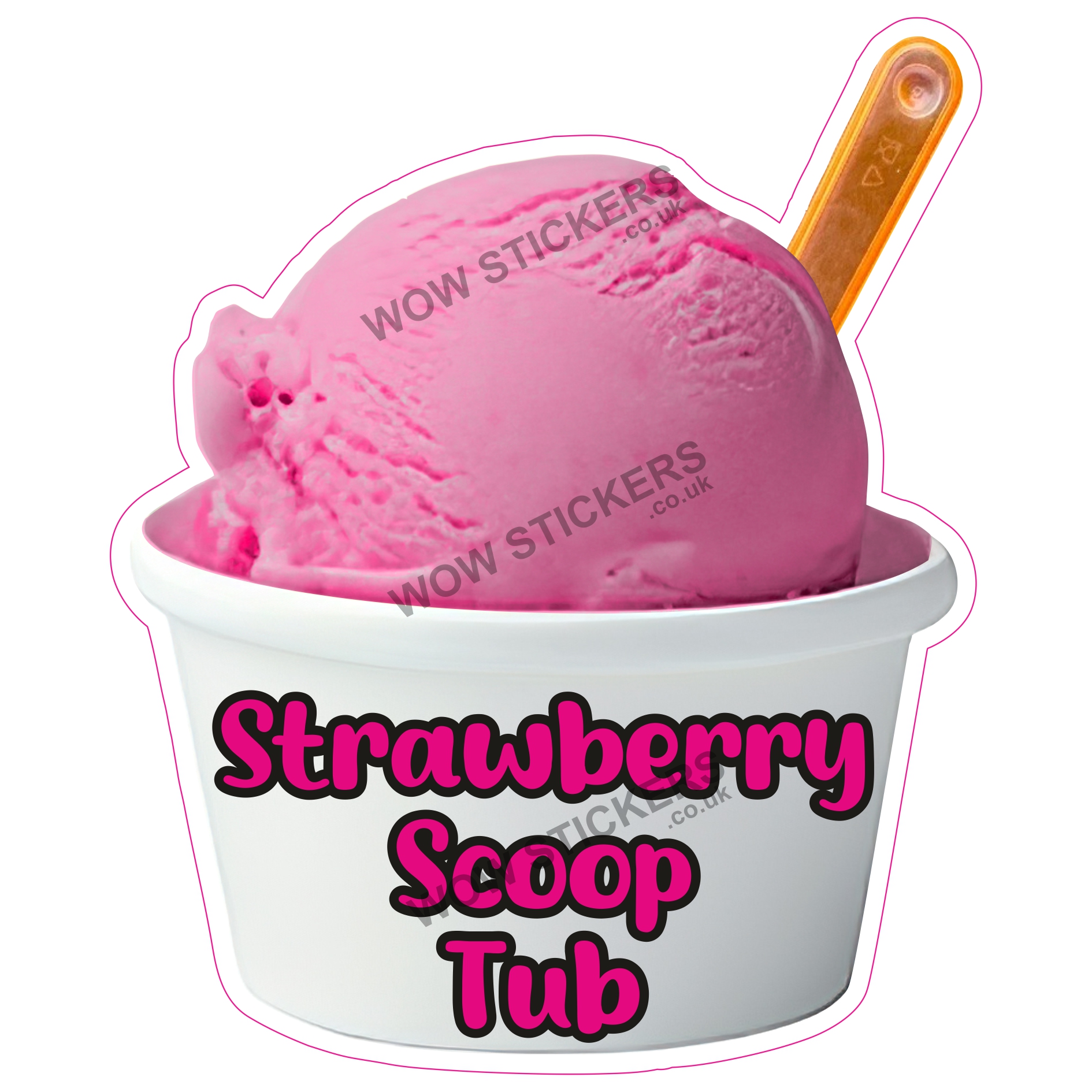 Strawberry Scoop Ice Cream Tub