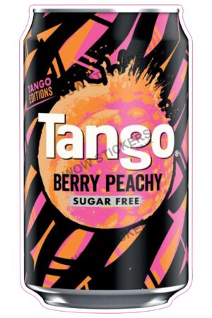 Tango Berry Peachy Soft Drink Can