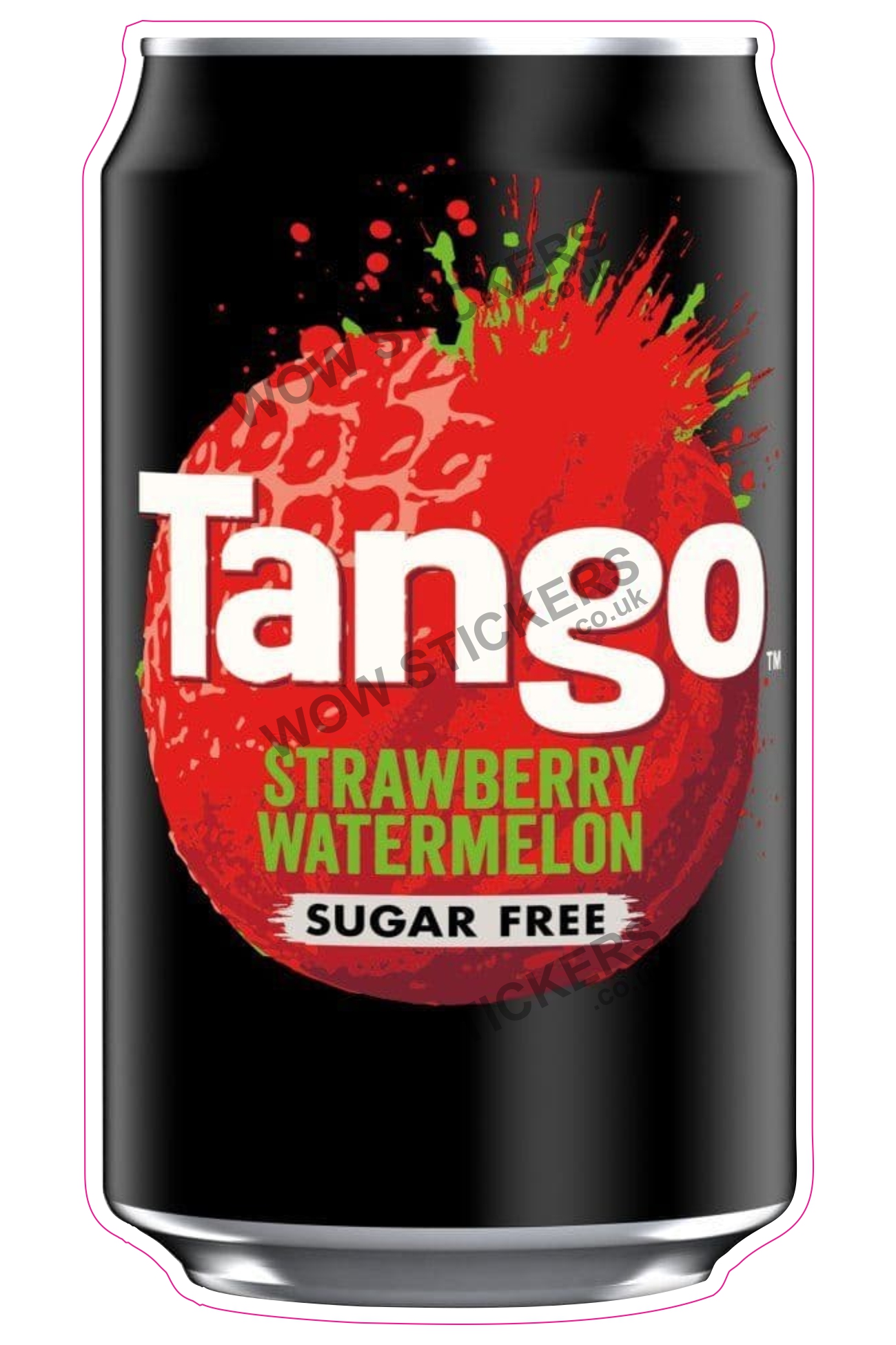 Tango Strawberry Watermelon Soft Drink Can