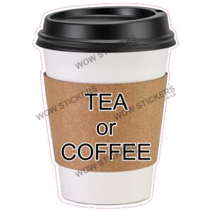 Tea or Coffee Takeaway Cup