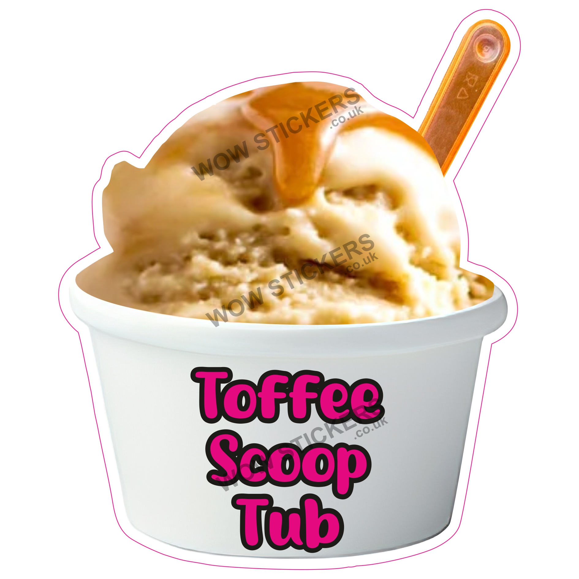 Toffee Scoop Ice Cream Tub