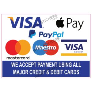 We Accept Card Payments