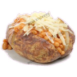 Jacket Potato with Cheese & Beans
