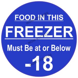 Health & Safety Freezer Temperature