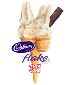 Cadbury Flake Twin Cone