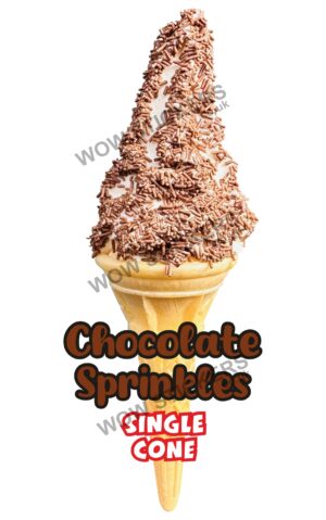 Chocolate Sprinkles Cone