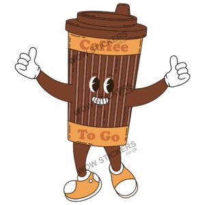 Coffee to Go Food Mascot