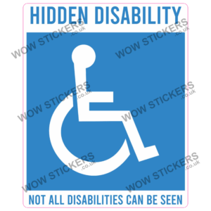 Hidden Disability - Not All Disabilities Can Be Seen