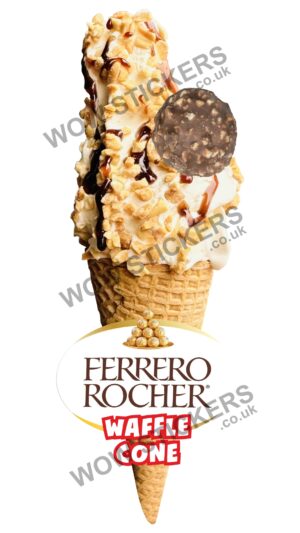 Ferrero Rocher Waffle Cone