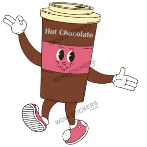 Hot Chocolate Food Mascot