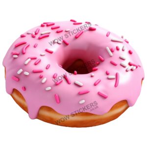 Pink Iced Donut