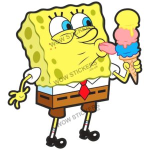 Spongebob Squarepants with Ice Cream