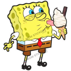 Spongebob Squarepants with Ice Cream