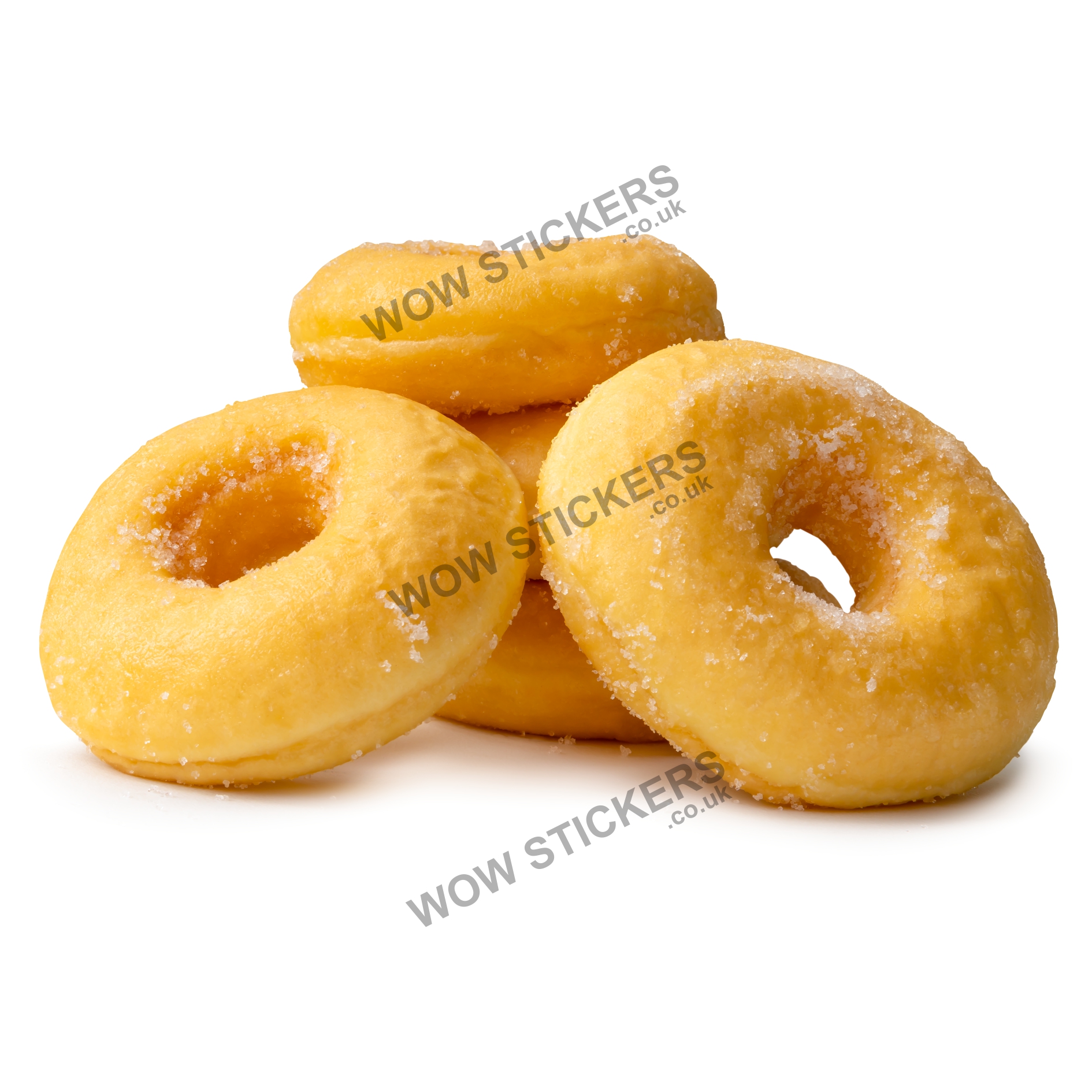Glazed Sugar Donuts Stack