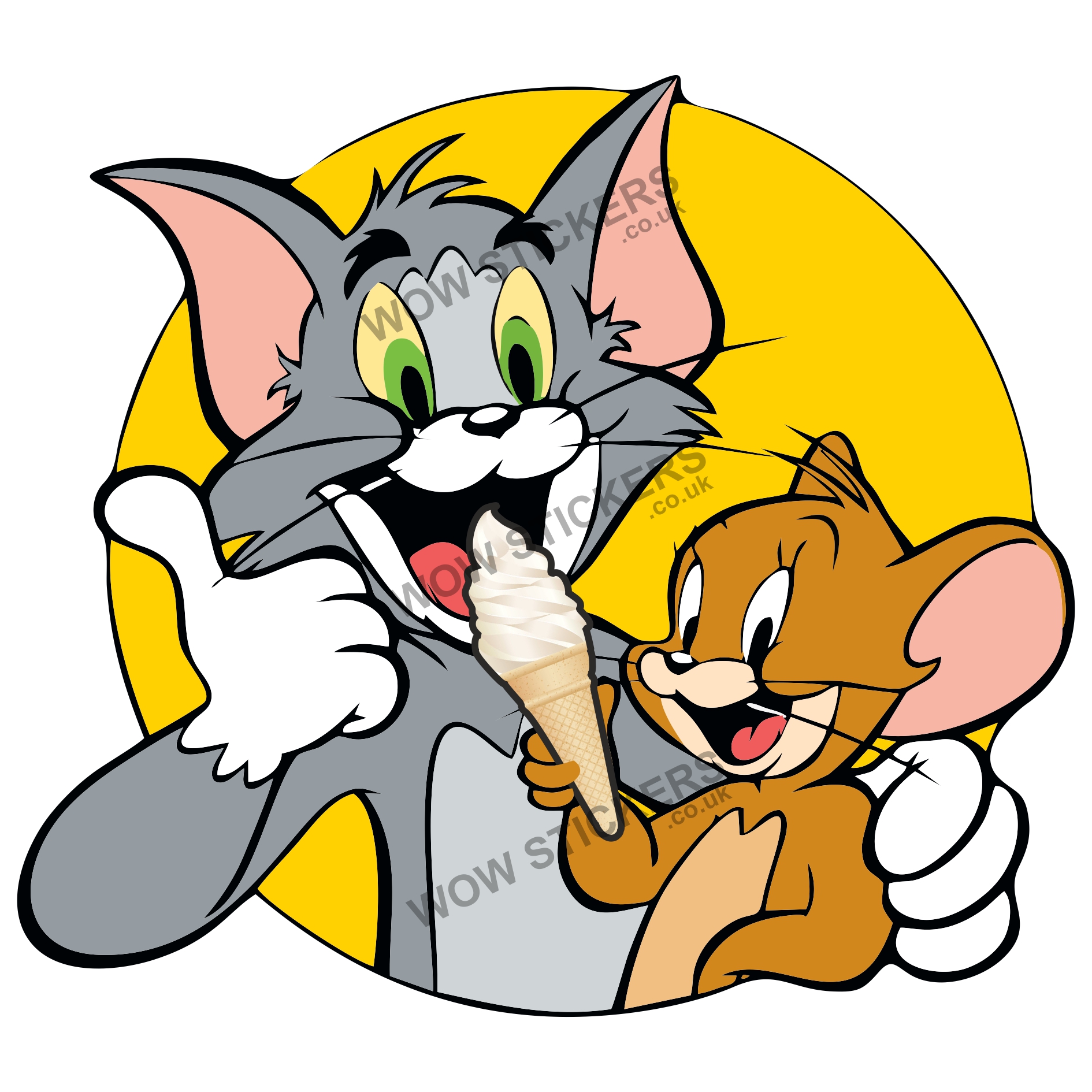 Tom & Jerry with Ice Cream