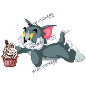 Tom from Tom & Jerry with an Ice Cream